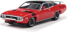 1971 Plymouth GTX Ralley Red/Black in 1:43 scale by IXO