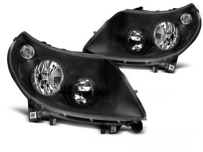 Schwarze Scheinwerfer passend für Fiat Ducato ab 2006 bis 2010 Upgrade black