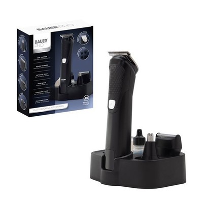 Bauer 5 in 1 Herren Pflegeset USB Akku Haarschneidemaschine Trimmer Rasierer