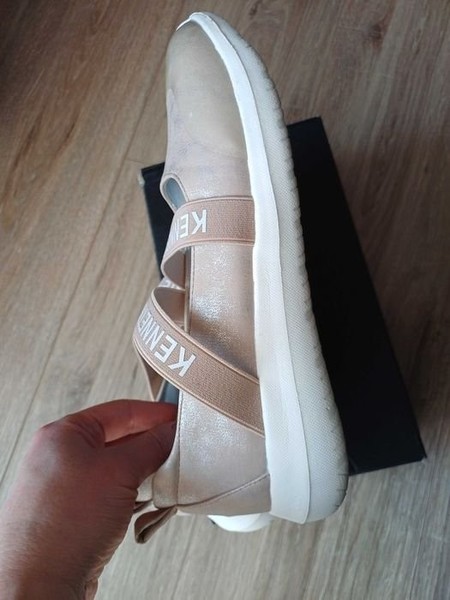 Women Kenneth Cole Loafers Beige 36.5