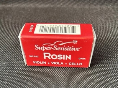 Block Rosin Dark Super Sensitive 912-EA for Violin, Viola, Cello