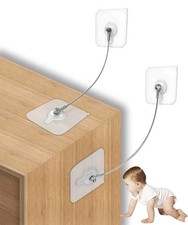 10 Pack 8 Inch Furniture Anchors Kit Adhesive Baby Proofing No Drill Safety
