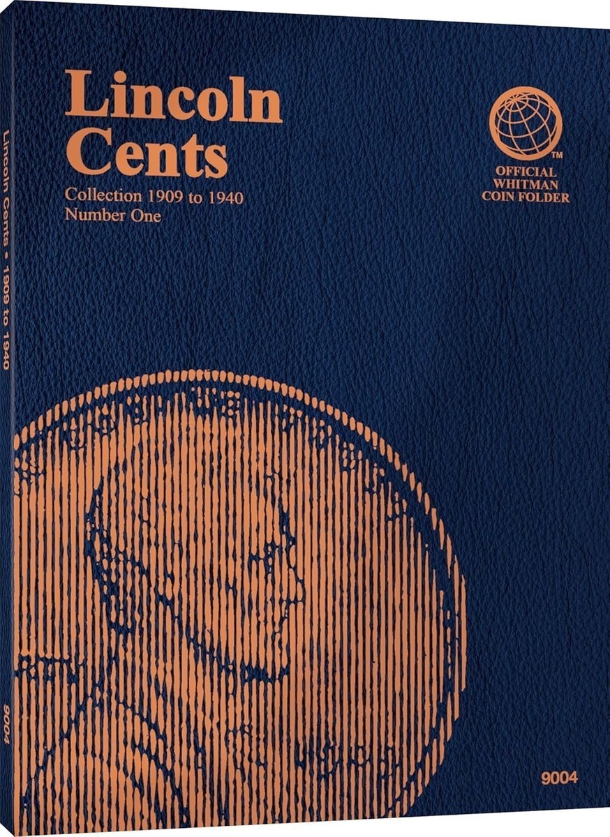 Whitman Lincoln Cents Coin Folder Set 1909 2025 Vol 1- 4 Penny