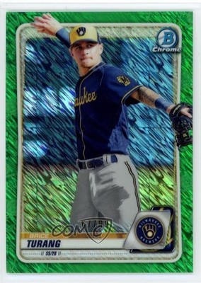 2023 Bowman Green Shimmer Refractor 67/99 Frederick Bencosme #BCP-35 0ft3