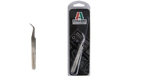 Italeri 50813 - Precision Tool - Tweezers Curved - New