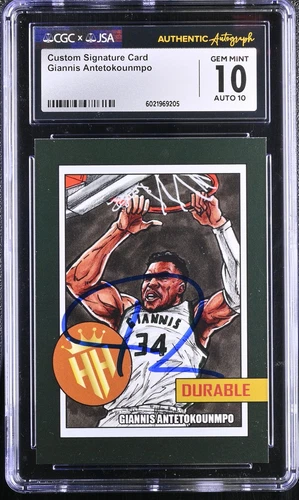 2000 Giannis Antetokounmpo #PP3 CGC 10 Auto 10