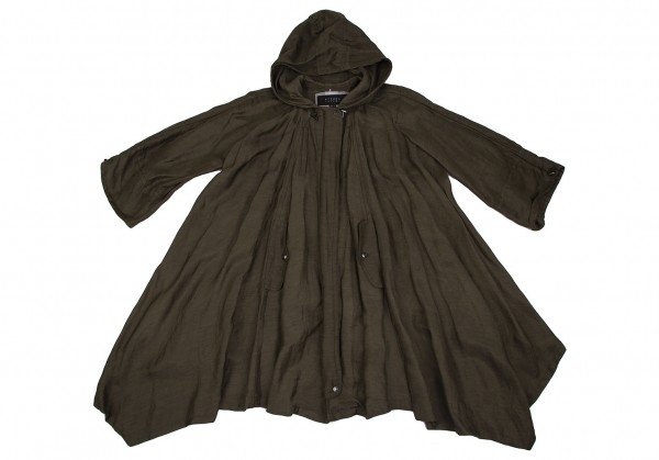 ATSURO TAYAMA Linen Rayon Drape Mods Coat Size 36(K-111669)