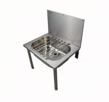 Pland SB0038ST Tahiti Janitorial Bucket Sink Stainless Steel - NEW OTHER