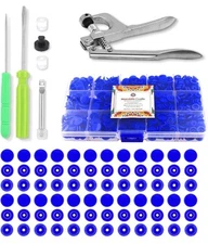 Snap Tools Pliers for Sewing Fabric and Clothes 150 Sets20 12mm 1/2 Inch T5