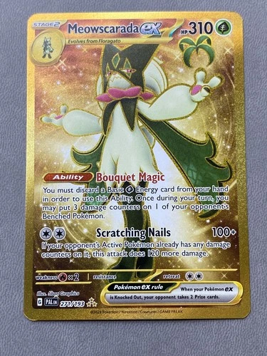 Meowscarada ex 271/193 Sv02: Paldea Evolved Hyper Rare Gold NM