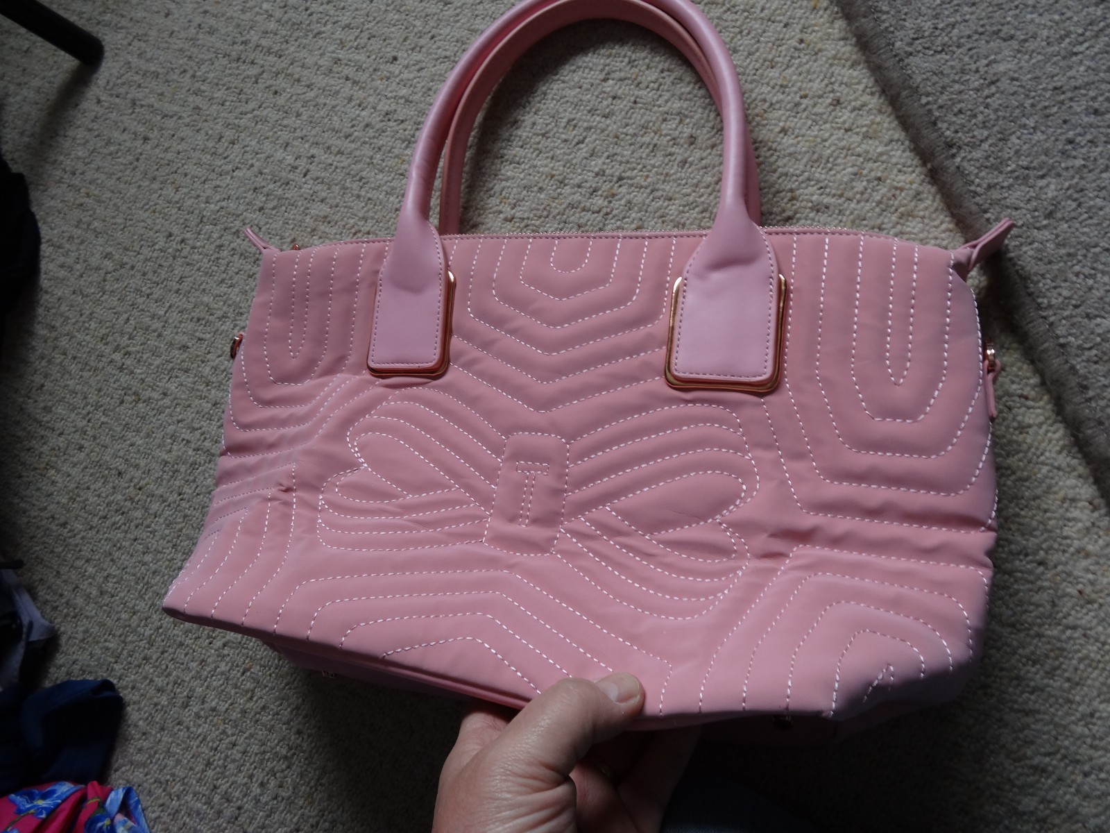 Ted Baker ladies Pink shoulder/ Handbag image 4