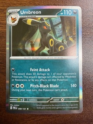 Umbreon Holo Rare SV: Prismatic Evolutions 059/131 NM