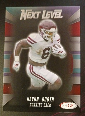 Trading Card Football NFL Davon Booth Cleveland Browns 2026 Sage