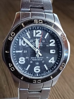 Casio Overland Solar Radio Ovw-110 Analog Mens Watch Shipped