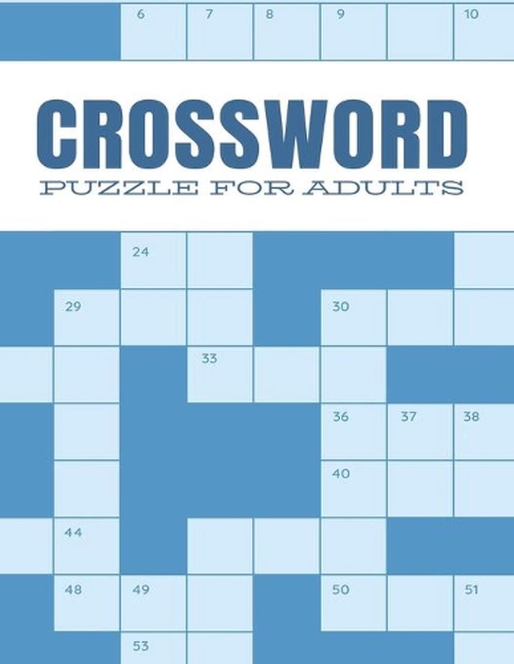 Crossword Puzzle For Adults: Large Print, Test Your Brain, New ...