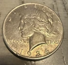 1934 D Peace Silver Dollar