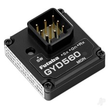 Futaba GYD560 Drift Giroscopio Sterzo Auto Alluminio (Regolazione Wireless)