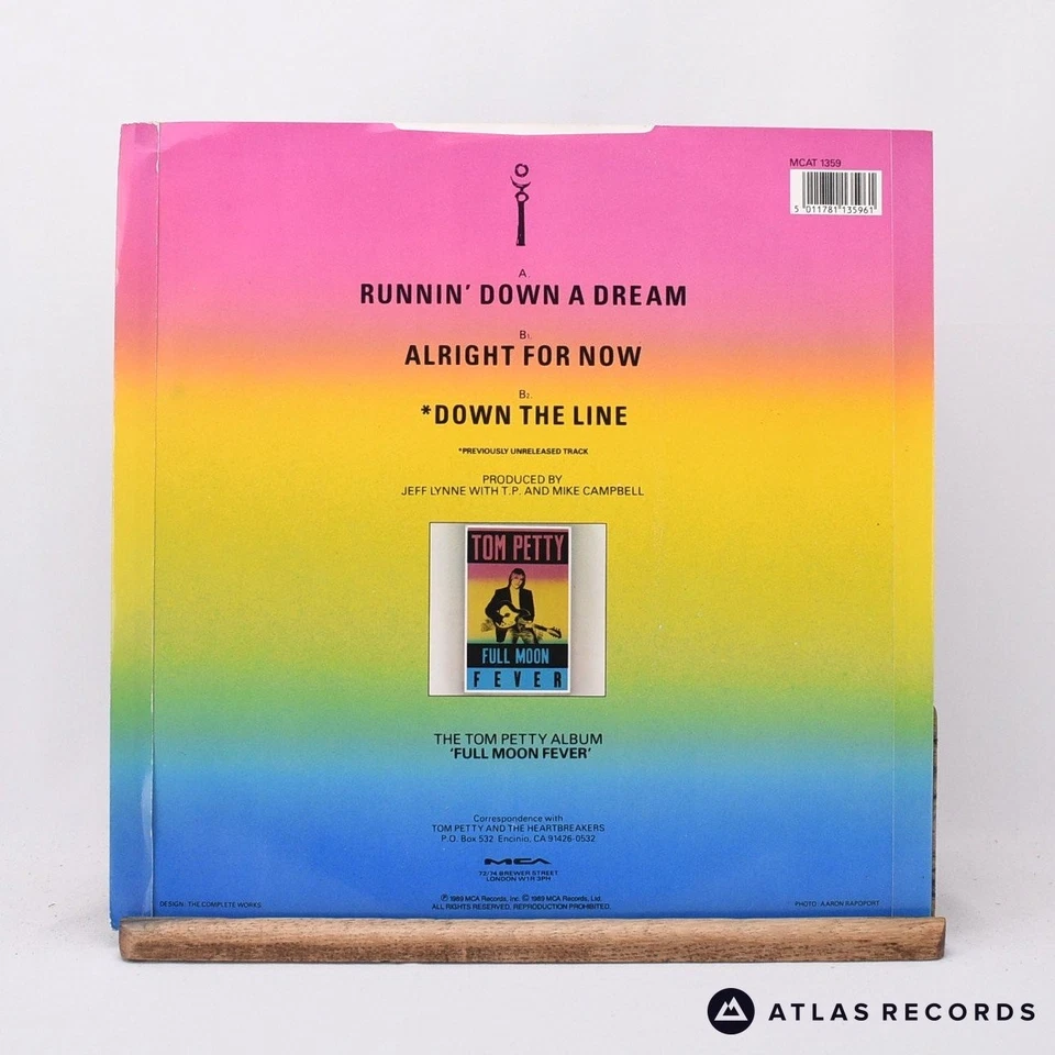 Tom Petty Runnin' Down A Dream Bilbo 12" Single Vinyl Record MCAT 1359 - EX/EX - Image 3 of 4