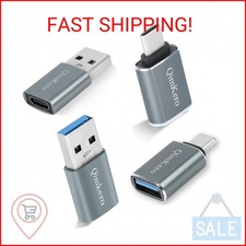  4-Pack 2  Type C Female to A Male Charger Converter  2  USB C Male to USB F