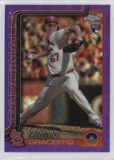 2025 Topps Chrome Logofractor Edition Purple Refractor /250 Gordon Graceffo yl0