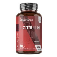 WeightWorld L Citrullin 3000 mg 240 Kapseln v...