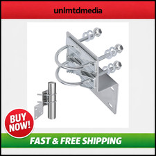 Heavy Duty Antenna Mount Bracket - 2 Pcs Outdoor Pole Mast Mount with U Bolt Cla