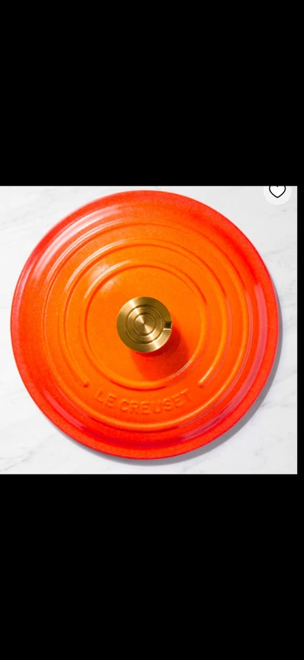~Le Creuset *NUEVO*5,5 qt*SignatureRound DutchOven,*Colección FlammeDoree... Foto 3 de 4