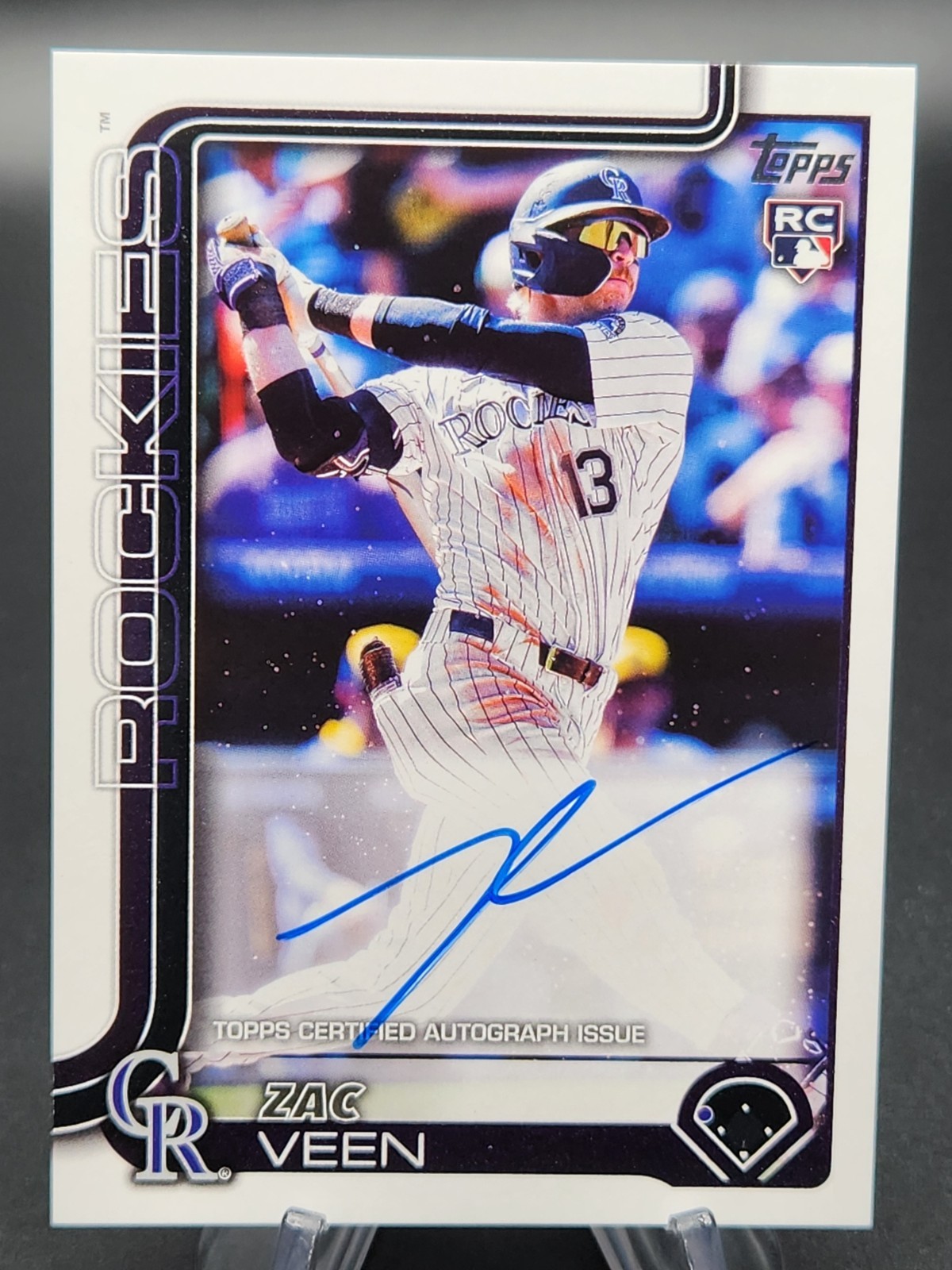 Zac Veen 2025 Topps Update Rookie Auto