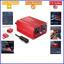 200W Car Power Inverter 12V DC to 110V AC with USB-C  QC Ports