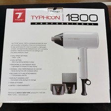  TP-1800W The Tyche Typhoon 1800 Ceramic Ionic Hair Dryer pure