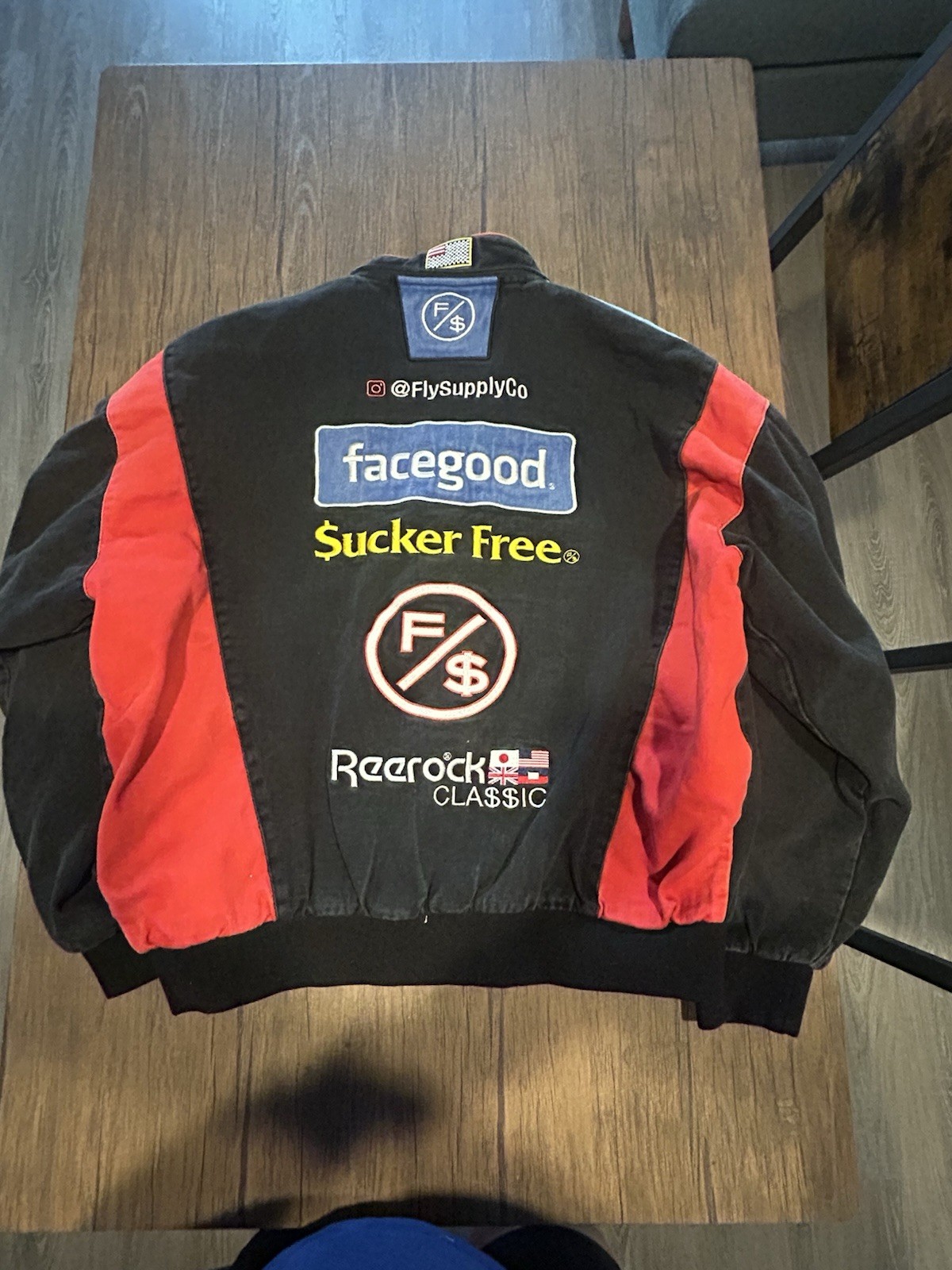 Bold Fly Supply Statement Patchwork Racing Jacket… - image 12