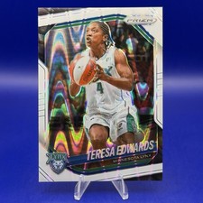 2025 Panini Prizm WNBA Teresa Edwards White Seismic Prizm #126 Minnesota Lynx