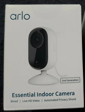 BRAND NEW 1-pack Arlo Essential INDOOR security HD 1080 cameras 2nd Gen - wired