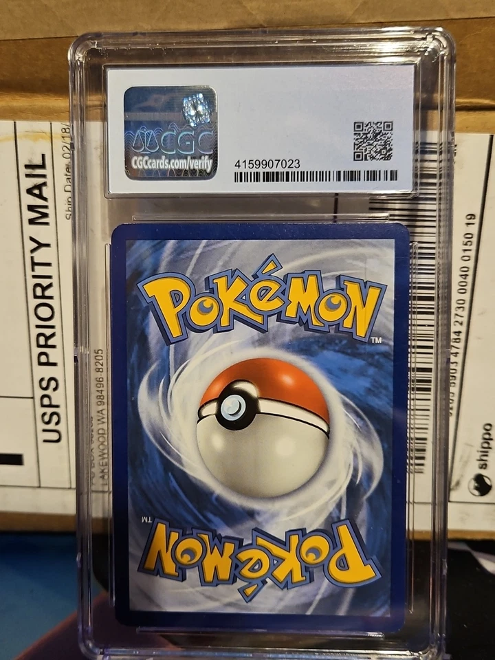 Cinccino SWSH009 Sword & Shield Prerelease Holo Rare Promo Pokemon Card  Cgc 8 - Image 2 of 2