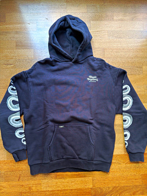 PESO Basic Instinct Hoodie Herren Washed Black Gr. M Snake Kapuzenpullover