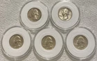 5 silver quarters Mixed Dates 90% Silver