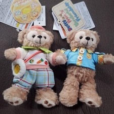 Disney Duffy Plush Badge Set with 3 Tags Wonder Kitchen & Friends Japan