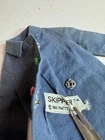 Vintage Mattel’s Barbie’s Skipper Long Blue Jacket With Contrasting Buttons VG