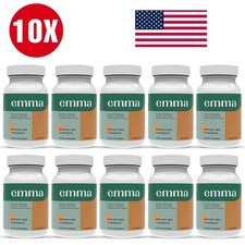 10X Emma Relief Supplement KONSCIENS KETO for Gut Bloating -60 Capsules Exp 2027