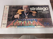 Vintage STRATEGO Board Game 1975 By Milton Bradley  Complete, Pre-owned