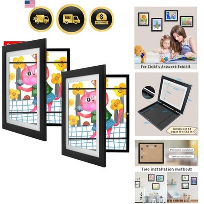 10x12.5 Kids Art Frames, Front-Opening Picture Frame Great for Kids Drawings,...