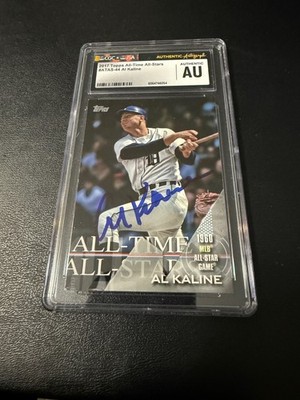 Al Kaline Detroit Tigers 2017 Topps autograph signed baseball card  CGC JSA