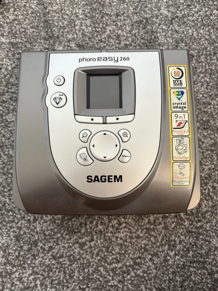 Sagem Photo Easy 260 Portable Print your own Photos - with Box And Cables - Image 3 of 4