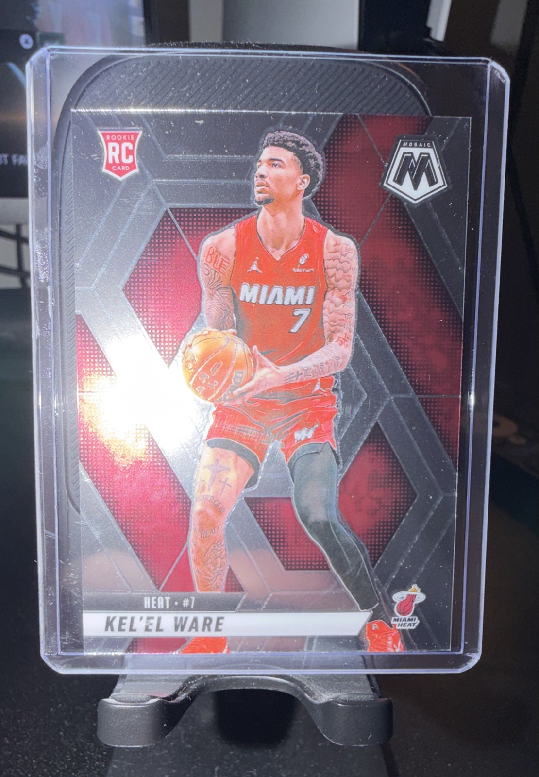 2024-25 Panini Mosaic - Rookies Kel'el Ware #232 Silver Prizm (RC)
