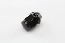 Nice B119B Black Wheel Nut 7/16" Thread 60° Taper 7/16" Thread 19mm Hex x1