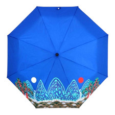 Korean Folding Umbrella Irworobongdo Sun Moon Five Peaks National Museum Korea