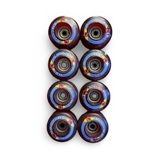 Kryptonics Route 65 Outdoor Red Roller Skate Wheels 8 Used Skateboard