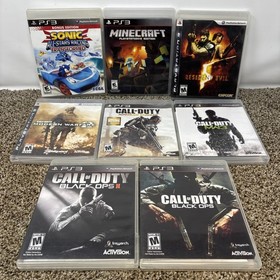 Sony PlayStation 3 PS3 Game Lot Of 8 Tested Classic Great Games