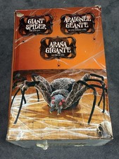 Giant 4.5ft Halloween Spider Decor Prop LED Light Up Eyes 2015 Rare Huge Costco