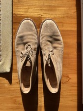 Alden x J.Crew Men's Suede Ankle Boots Size 11D Tan Crepe Sole Made in USA